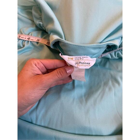 Vintage women’s 70s maxi gown size xl with waist‎ belt - Picture 8 of 9